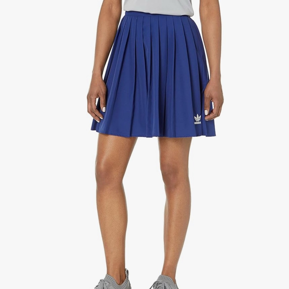 Adidas Originals Blue Pleated Skirt Size 14 Tennis Skirt Style